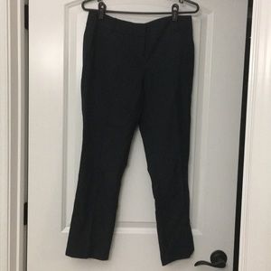 Navy and white crop pant